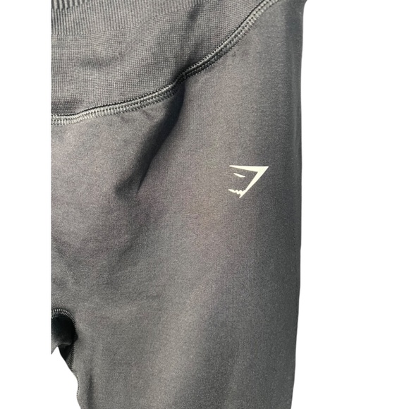 Black Gym Shark Sweat leggings size XS Like NEW - Picture 2 of 6